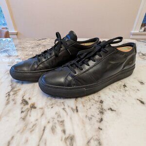 Common Projects Achilles Low in Black on Black